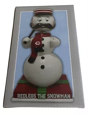Mr Redlegs The Snowman Bobblehead!!! Cincinnati Reds Sga!!! Nib • $19.99