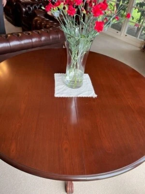 $50 • Buy Extendable, Round, Mahogany Dining Table