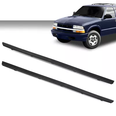 Fit For 94-05 S10 Blazer Jimmy Sonoma Window Sweep Weatherstrip Seal Left+Right  • $18.92