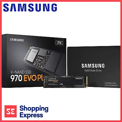 Samsung 1TB 2TB 500GB 250GB SSD 970 EVO Plus M.2 NVMe Internal Solid State Drive • $145