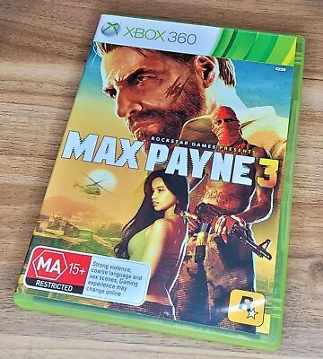 Max Payne 3 - Xbox 360 PAL - Complete With Manual • $14.99