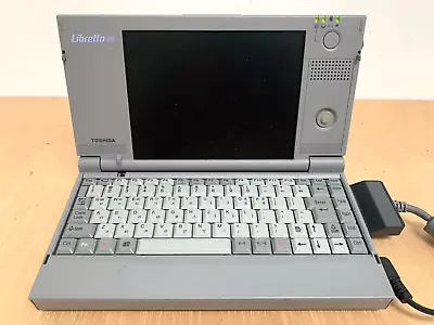 [D] Vintage Toshiba Libretto 30CTK Laptop Bundle - Not Working - For Parts • £51