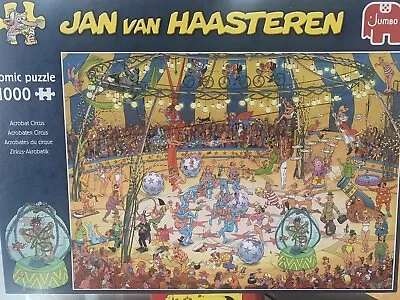 Jan Van Haasteren 1000 Piece Puzzle - Acrobat Circus • £0.99