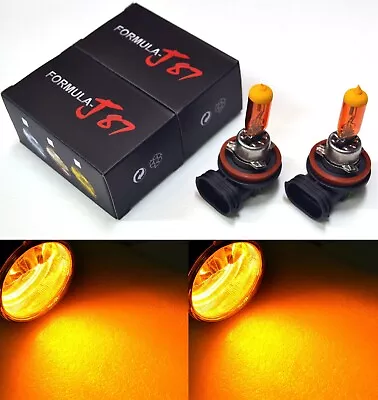 Halogen H11 55W Orange Amber Two Bulbs Fog Light Replacement Upgrade Stock Lamp • $15.30