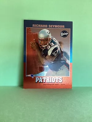 Richard Seymour 2002 Upper Deck Vintage SP /750 Card • $5