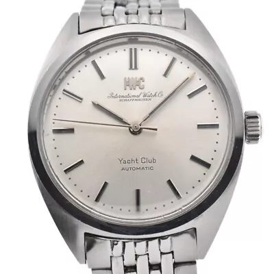 IWC SCHAFFHAUSEN Yacht Club Date Vintage Cal.854 Automatic Men's Watch C#129949 • $1259.30