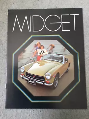 MG Midget Brochure Oct 1972 . In VGC. US Market  With 8 Pages           Bi 52 • $14.92