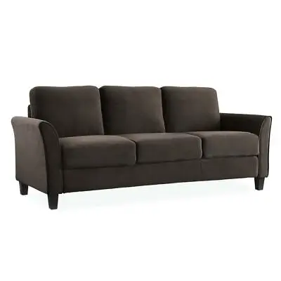 Sofa Living Room Couch Microfiber Flared Armrest Studio Home Modern Furniture • $357.95