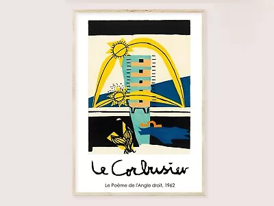 Le Corbusier Poeme Print Abstract Art Cubism Art Poster Le Corbusier Cubism • £30.85