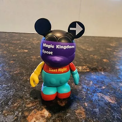 Disney Vinylmation 3  Park Series 6 WDW Road Sign Variant Magic Kingdom Sign • $19.99