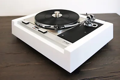 Restored Thorens TD 125 MKII Turntable Sme White/Stainless Steel • $4676.07