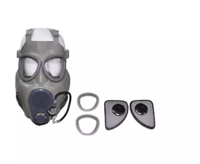 Vintage Czech M10M Gas Mask Set Includes Used Mask With Filter SHTF Drink Straw • $37