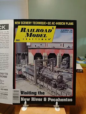 Railroad Model Craftsman Magazine: January 1996.  (RRR8). • $1.75