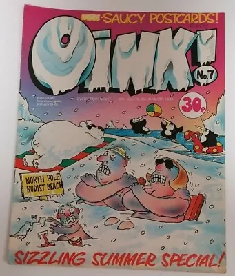 COMIC - Vintage Oink! UK Comic #7 26th July To 8th August 1986 Summer Special • £3.50
