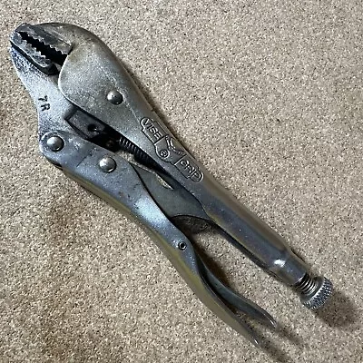 Vintage Petersen USA Model 7R Straight Jaw Vise Grip Locking Pliers Tool • $15.98