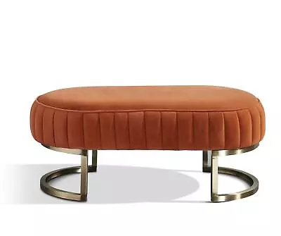 Classic Stool Velvet Stool Ottoman Chaise Lounge Bench Living Room Furniture New • £1541.85