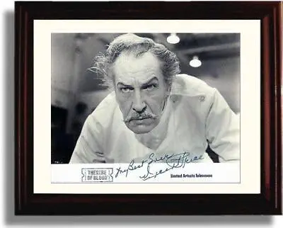 16x20 Framed Vincent Price Autograph Promo Print • $74.99