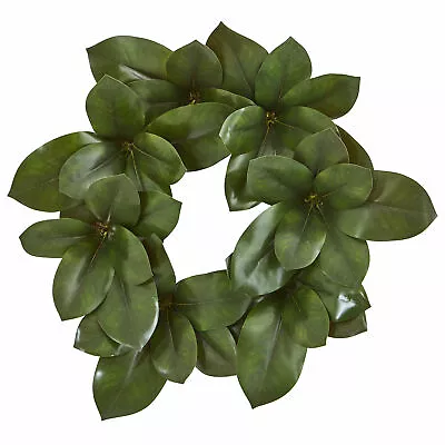 22  Magnolia Leaf Artificial Wreath • $67.99