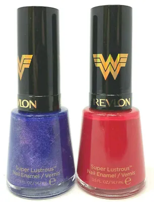 $12.99 • Buy (2) Revlon Super Lustrous Nail Polish WW84 495 Sultry & 680 Revlon Red