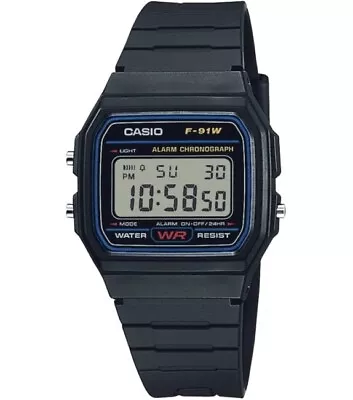 Casio Classic F91W Series Quartz Watch Daily Alarm | Hourly Time Signal • $27.99