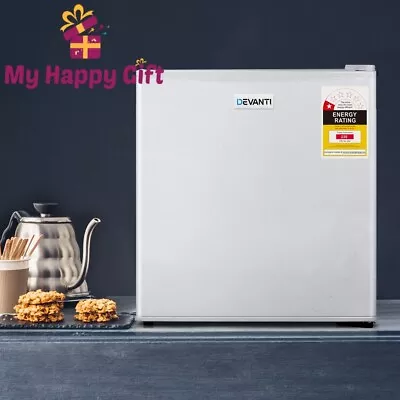 $202.83 • Buy WHITE 48L Bar Fridge Mini Freezer Portable Small Refrigerator Countertop Devanti
