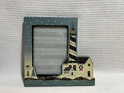 Warren Kimble-Christmas Lighthouse Art Print Photo Frame • $15.99