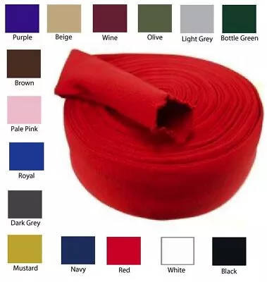 £8 • Buy Rib Knit Trim Cuff Fabric TUBULAR THICK Cuffing Stretch Ribbing 65mm METRE UK