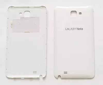  New  (WHITE) Samsung Galaxy Note LTE I717 Back Cover Battery Door OEM + ~US  • $8.95