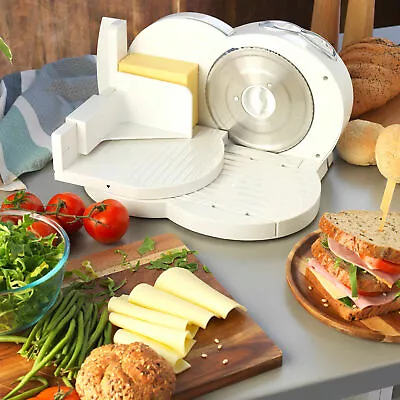 Progress® Electric Food Slicing Machine Meat Cheese Bread Slicer 150W (EK3683P) • £41.37