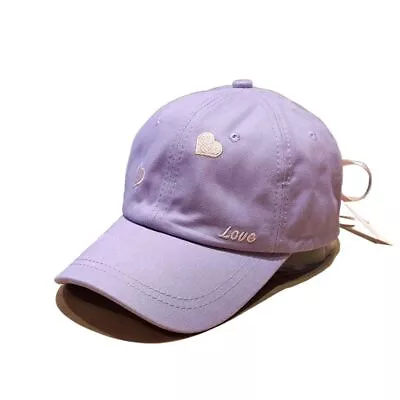 Durable Baseball Cap Heart Pattern Beach Hat Cute Sun Protection Hat  Outdoor • $19.97