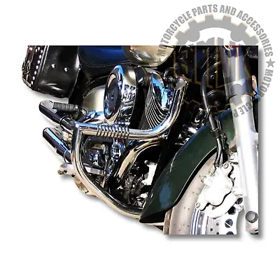 $248.07 • Buy Yamaha XVS1100 Dragstar (VStar 1100) Highway Crash Bar Engine Guard W/ Foot Pegs