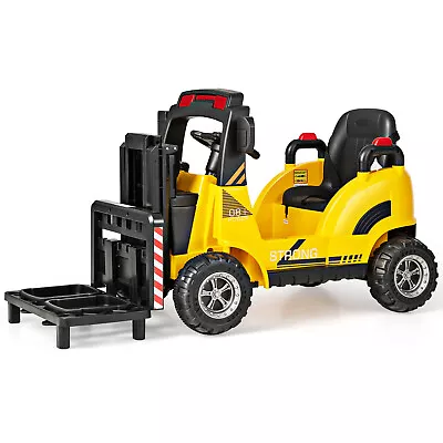 Kids Ride On Car Electric Toy 12V Battery Forklift Truck Remote Control Gifts • $226.95