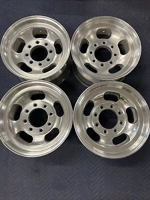 Vintage Slot Wheels 16.5  X 8.25” 8 Lug Vintage Mag Wheels Ford  Dodge Chevy • $999.95