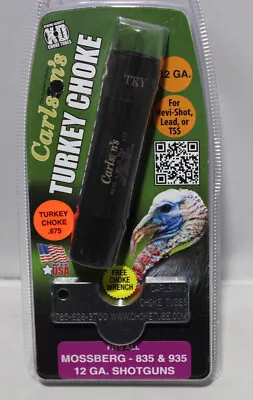 Carlson's Extended Extra Full Turkey Choke Tube Mossberg 835/935 .675 12Ga NEW • $43.98