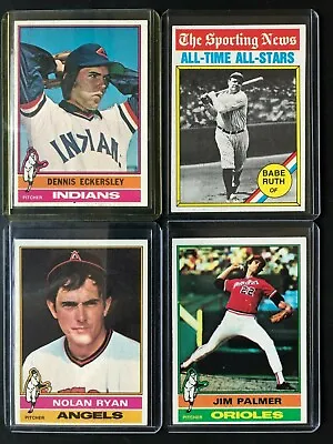 1976 Topps Baseball Cards~ (HOF / STARS) ~Pick A Player #1-660 Complete Your Set • $29.95