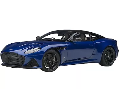 Aston Martin Dbs Superleggera Rhd Zaffre Blue Met. 1/18 Model Car Autoart 70294 • $219.99