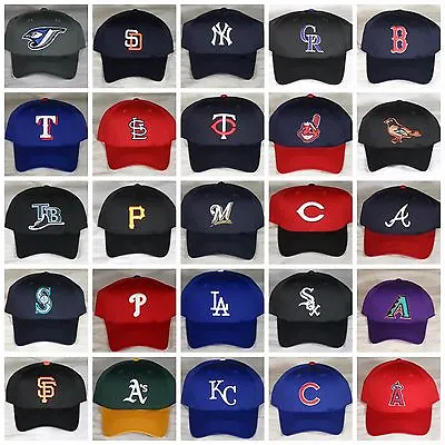 New OC Sports MLB Adjustable Snapback Baseball Hat Cap Adult S/M Most Teams! • $14