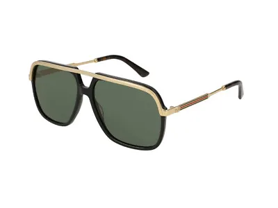 $471.15 • Buy Sunglasses Gucci GG0200S 001 Black Green