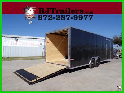 8.5 X 24 24ft Enclosed Cargo Racing Motorcycle Car Hauler ATV UTV Trailer DFW TX • $10999.99