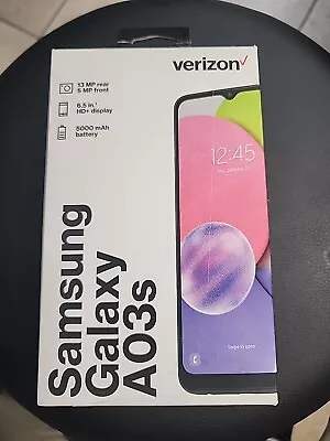 New & Sealed -  Verizon Prepaid Samsung Galaxy A03s  32GB - Black - Free Ship • $69.99