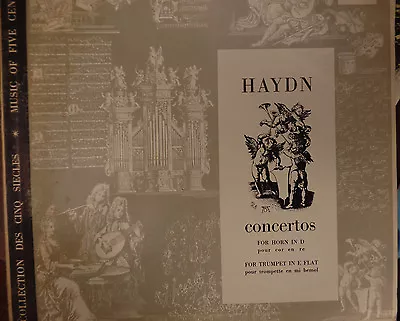 HAYDN Concertos For Horn In D For Trumpet In E Flat 33RPM 053016 TLJ • $9.74