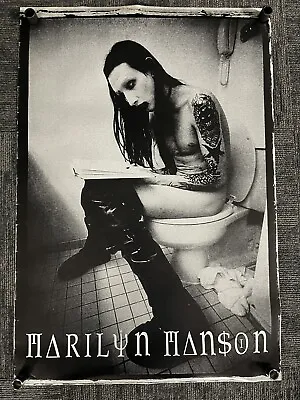 VINTAGE MARILYN MANSON RARE POSTER 26” X 37” • $200