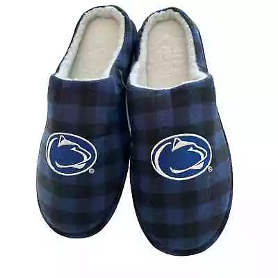 FOCO Penn State Nittany Lions Sherpa-Lined Slide Slipper - Sz L 11/12 • $23.99