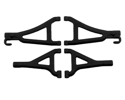 RPM80692  Black Front Upper & Lower A-Arm Set  For 1/16 E-Revo • $9.99