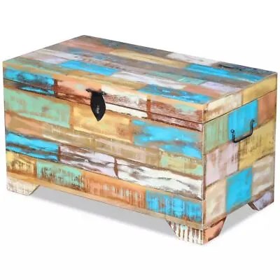 Vintage Style Storage Chest Clothes Books Toys Organiser Durable Wooden Tool Box • $245.95