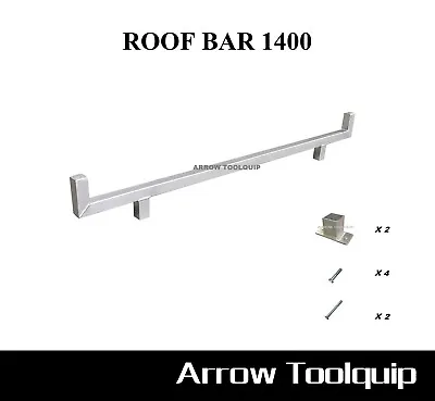 $75 • Buy Aluminium Cab Ute Canopy And Toolbox Roof Rack Flat Alloy Roof Bar 1400 Wide