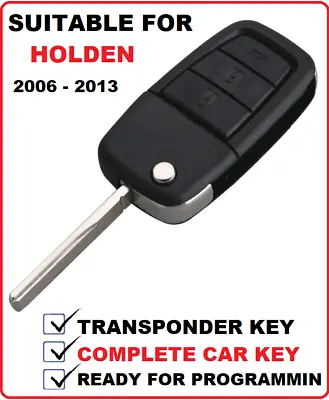 3B Remote Flip Car Key To For HOLDEN COMMODORE VE Omega Berlina Calais SS • $49.95