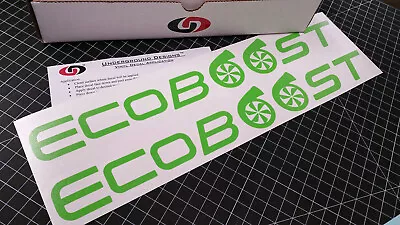 Ecoboost Vinyl Decals Turbo F150 Mustang Escape Fender Stickers SELECT COLOR • $14.99