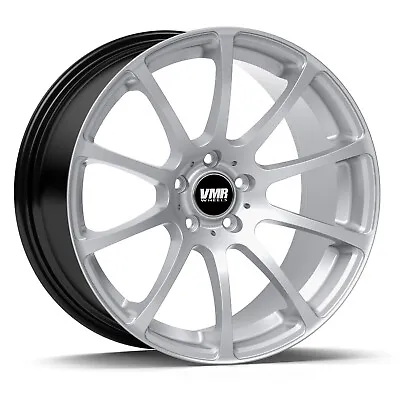 (1) 18  VMR Wheels V701 18x9.5 Et45 | 5x112 | 66.6mm 66.56mm Bore | Hyper Silver • $174.99