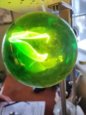 Vintage Kyp-Go BalaFire Green Light Bulb Flicker Flame Oscillating Carbon Filame • $125